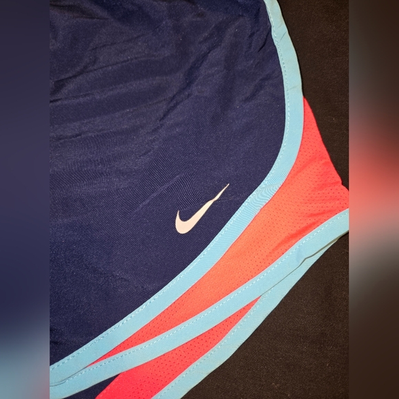 Nike Blue and Hot Pink Athletic Shorts - Picture 2 of 6